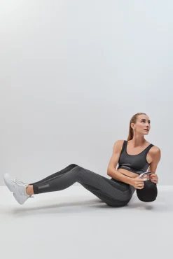 Legging comprida SEAMLESS COMFORT cinza