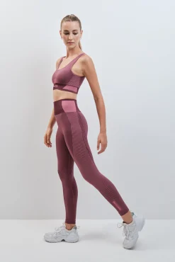 Legging comprida SEAMLESS COMFORT bordeaux