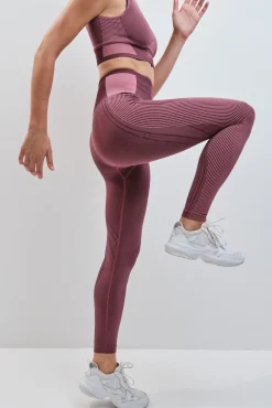 Legging comprida SEAMLESS COMFORT bordeaux
