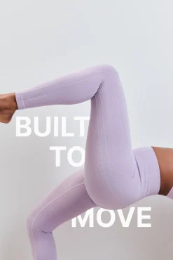 Legging comprida SEAMLESS COMFORT lilás