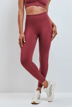 Legging comprida vermelha SEAMLESS FIT