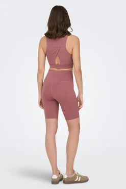 Legging de ciclista cintura alta com bolso