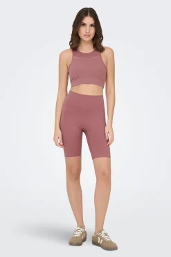 Legging de ciclista cintura alta com bolso