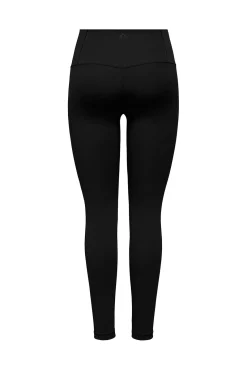 Legging desportivo ao tornozelo cintura alta com bolso