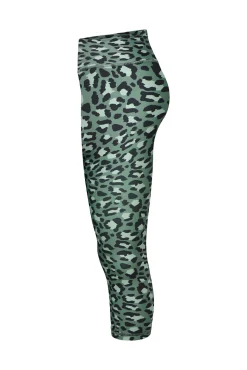 Legging desportivo capri cintura alta