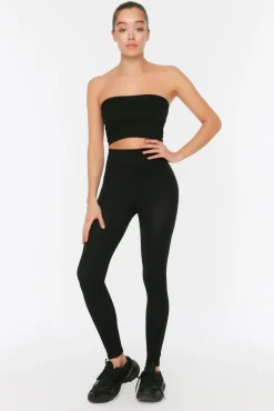 Legging desportivo comprido cintura alta