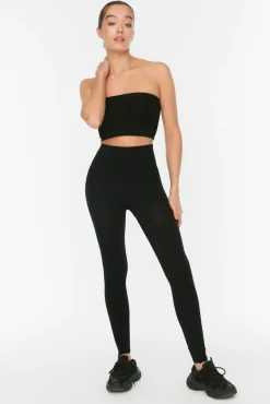 Legging desportivo comprido cintura alta