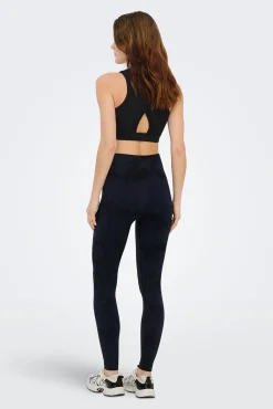 Legging desportivo sem costura tie dye
