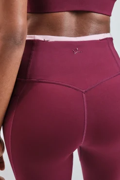 Legging 4D STRETCH bordeaux