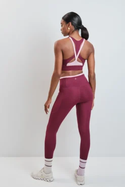 Legging 4D STRETCH bordeaux