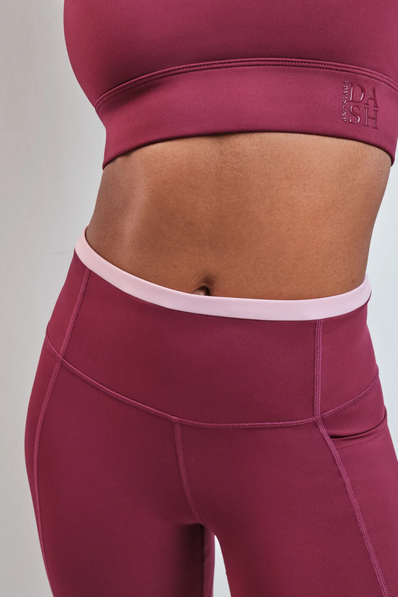 Legging 4D STRETCH bordeaux