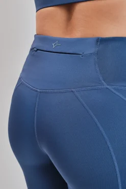 Legging 4D STRETCH curta azul