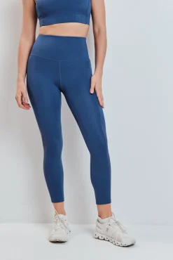 Legging 4D STRETCH curta azul