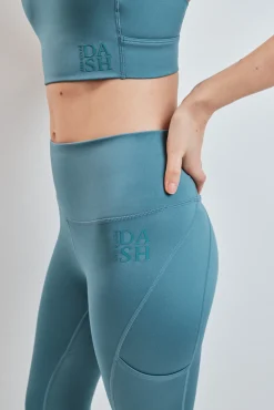 Legging 4D STRETCH curta verde
