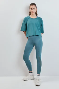 Legging 4D STRETCH curta verde