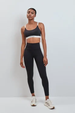 Leggings compridos 4D STRETCH contraste preto