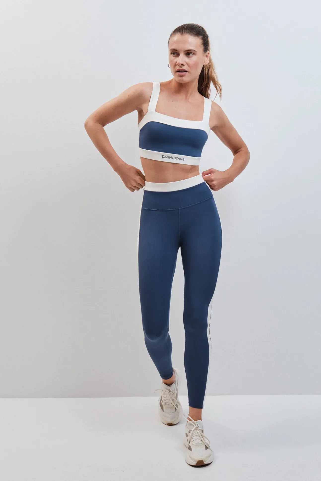 Leggings compridos 4D STRETCH azul-escuro