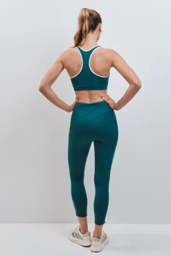 Leggings crop 4D STRETCH verde