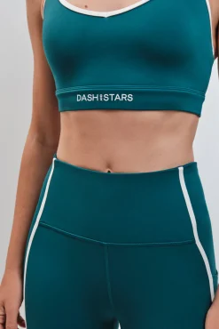 Leggings crop 4D STRETCH verde