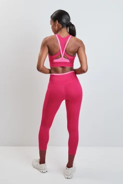 Leggings crop rosa 4D STRETCH