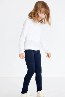 Leggings de bebé azul marinho
