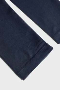 Leggings de bebé azul marinho