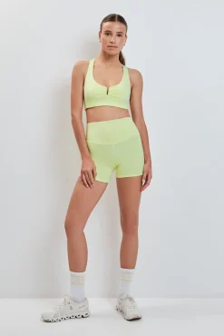 Leggings 4D STRETCH curtos amarelo
