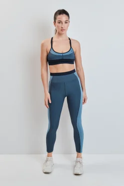Legging SEAMLESS COMFORT curta azul