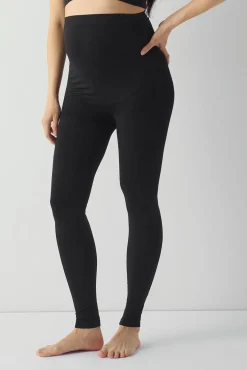 Legging sem costura maternity