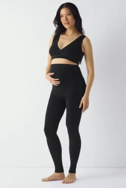 Legging sem costura maternity