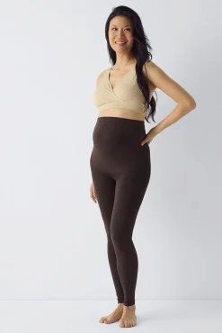 Legging sem costura maternity