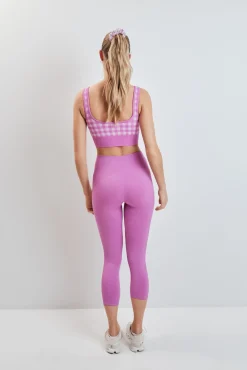 Leggings SEAMLESS COMFORT crop rosa