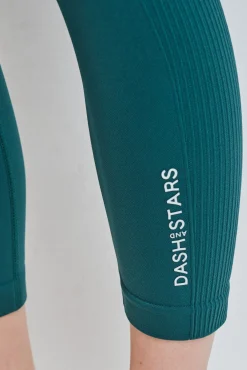 Leggings sem costura COMFORT crop azul