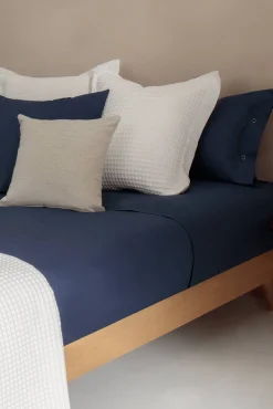 Lençol algodão orgânico. Cama 80-90 cm.