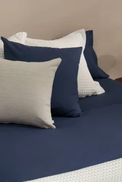 Lençol algodão orgânico. Cama 80-90 cm.