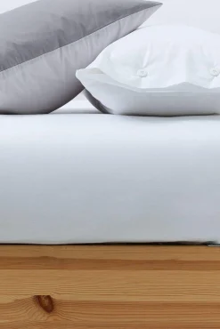 Lençol de baixo algodão percal. Cama 105-110 cm.