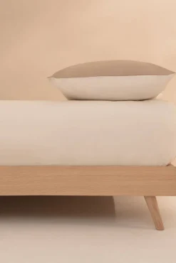 Lençol de baixo algodão percal. Cama 105-110 cm.