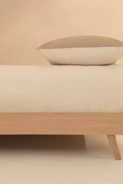 Lençol de baixo algodão percal. Cama 80-90 cm.