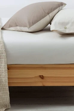 Lençol de baixo algodão percal. Cama 80-90 cm.