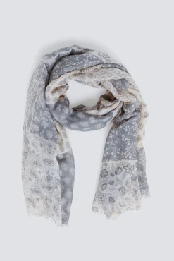 Lenço multi-estampado