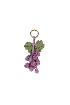 Lorena. charm de ráfia uva