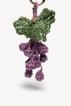 Lorena. charm de ráfia uva