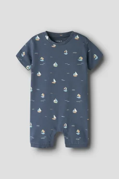 Macacão de bebé estampado