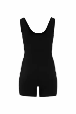 Macacão curto desportivo Optime 3 riscas