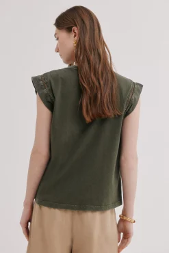Mafi. T-shirt gola redonda