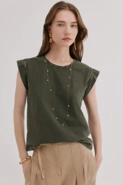 Mafi. T-shirt gola redonda