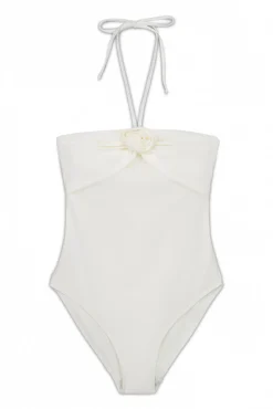 Maiô shapewear/moldador floral