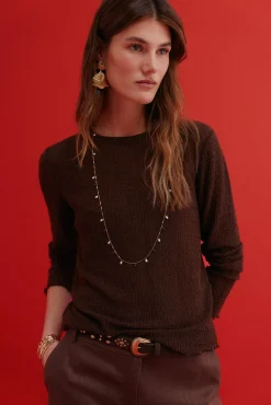 Maite. T-shirt texturada