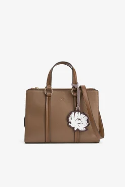 Mala City com charm de flor