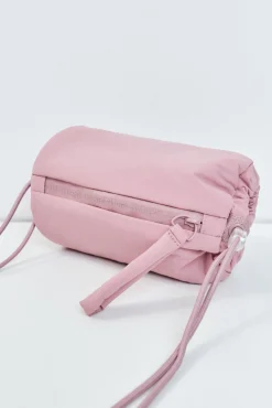Mala desportiva em nylon rosa